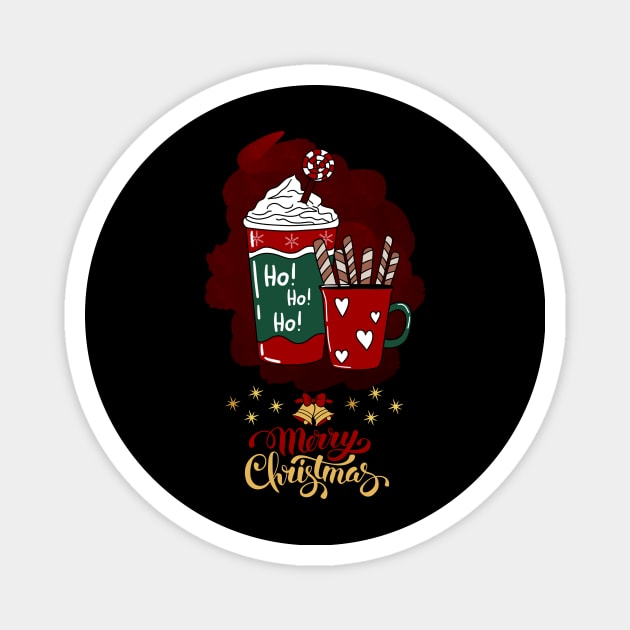 Merry Christmas Coffee Magnet by NICHE&NICHE